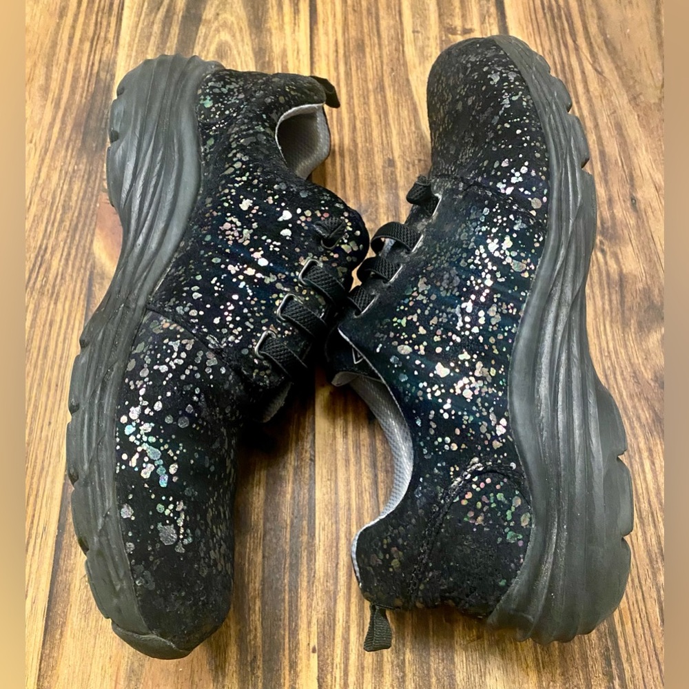 Nurse Mates Align Velocity Slip Resistant Shoes Holographic Glitter Size 9M $90 - Picture 3 of 7